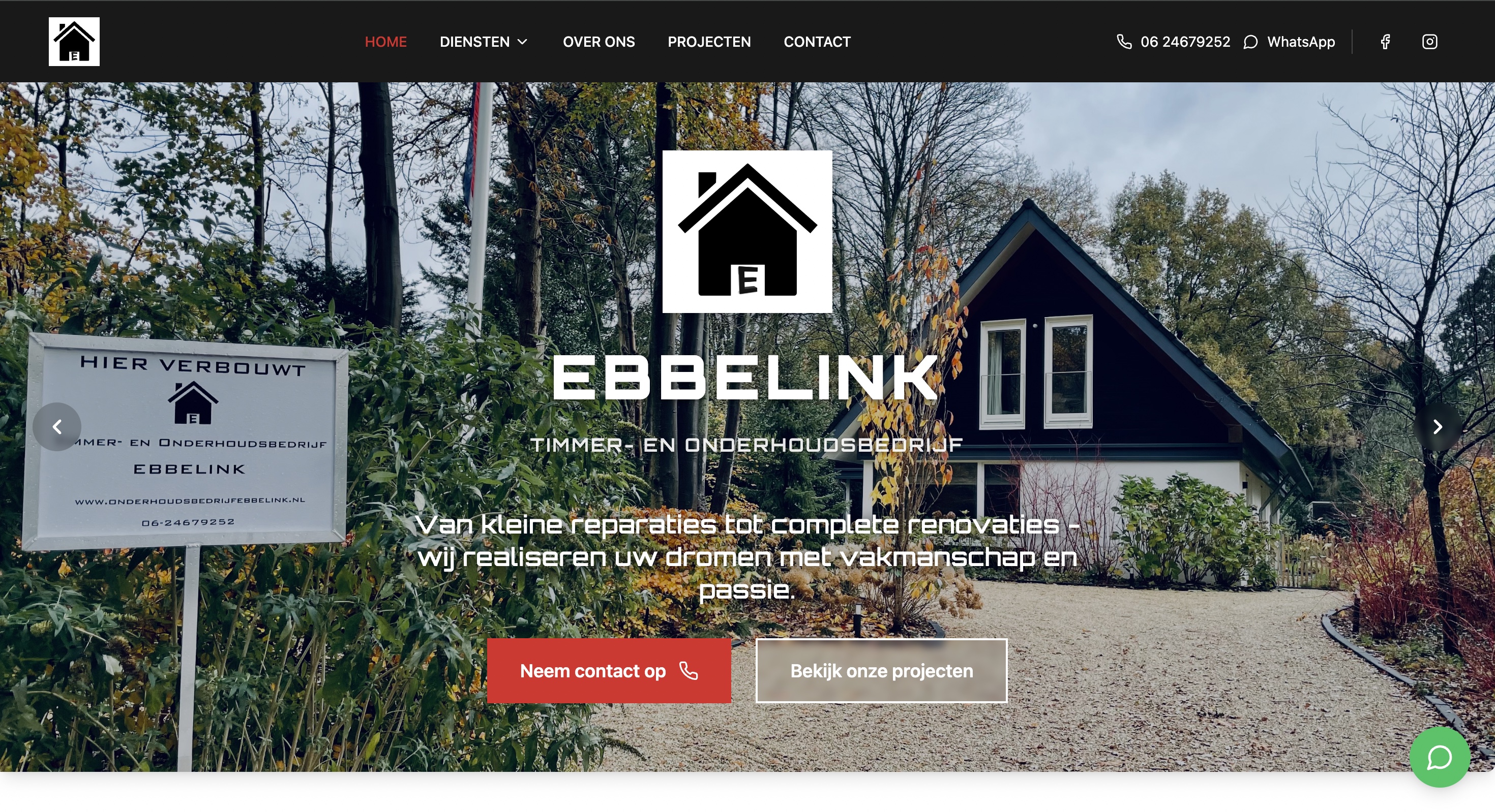 TIMMER- EN ONDERHOUDSBEDRIJF EBBELINK